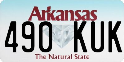 AR license plate 490KUK