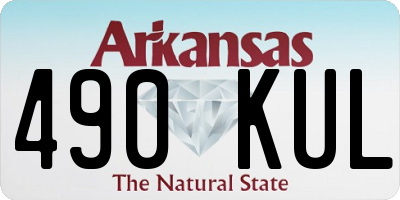AR license plate 490KUL