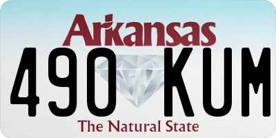 AR license plate 490KUM