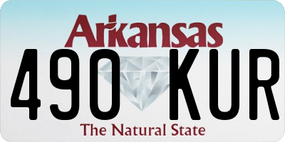 AR license plate 490KUR