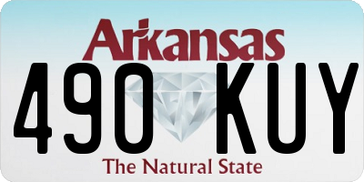 AR license plate 490KUY