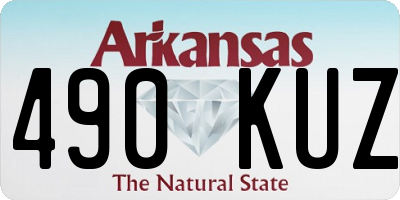 AR license plate 490KUZ