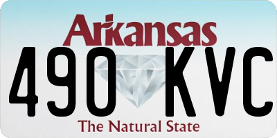 AR license plate 490KVC