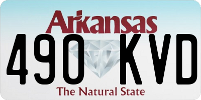 AR license plate 490KVD