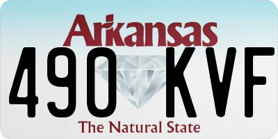 AR license plate 490KVF