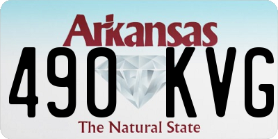 AR license plate 490KVG