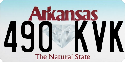 AR license plate 490KVK