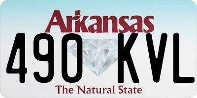 AR license plate 490KVL
