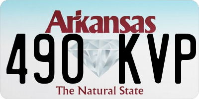 AR license plate 490KVP