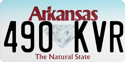 AR license plate 490KVR
