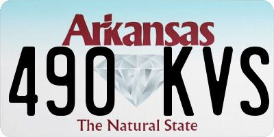 AR license plate 490KVS