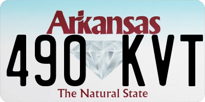 AR license plate 490KVT