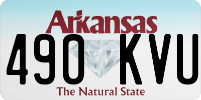 AR license plate 490KVU