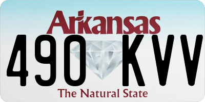 AR license plate 490KVV