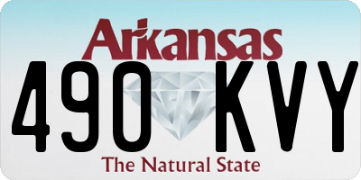 AR license plate 490KVY