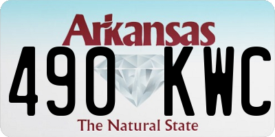 AR license plate 490KWC