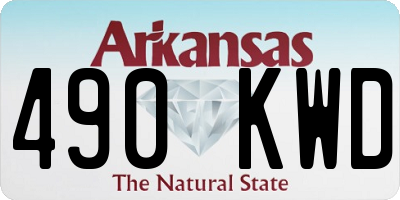 AR license plate 490KWD