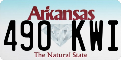 AR license plate 490KWI
