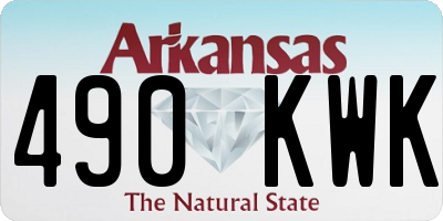 AR license plate 490KWK