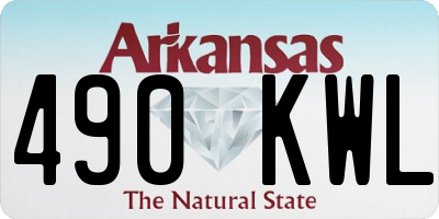 AR license plate 490KWL