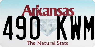 AR license plate 490KWM