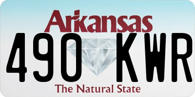 AR license plate 490KWR