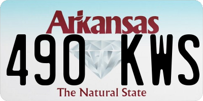 AR license plate 490KWS