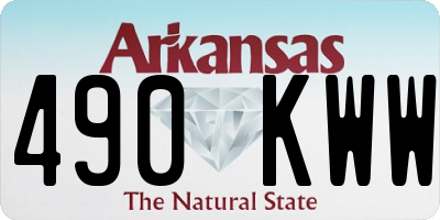 AR license plate 490KWW