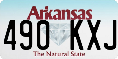 AR license plate 490KXJ