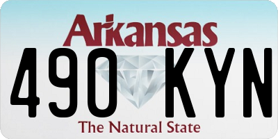 AR license plate 490KYN