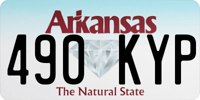AR license plate 490KYP