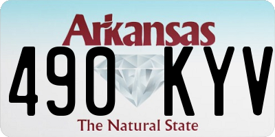 AR license plate 490KYV