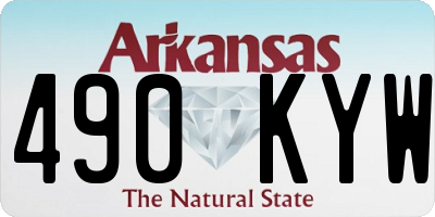 AR license plate 490KYW