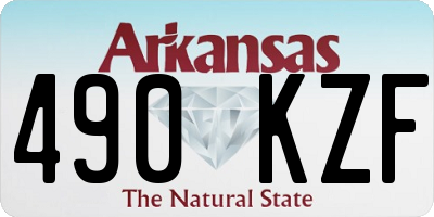 AR license plate 490KZF