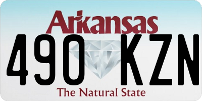 AR license plate 490KZN