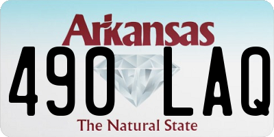 AR license plate 490LAQ