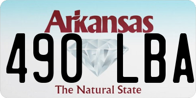 AR license plate 490LBA