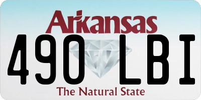 AR license plate 490LBI