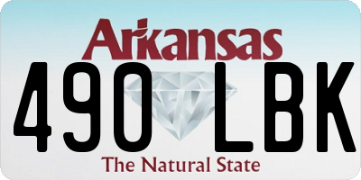AR license plate 490LBK