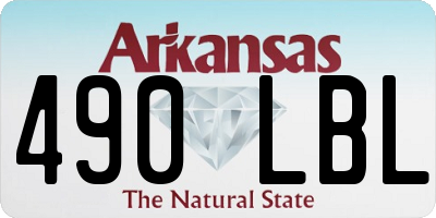 AR license plate 490LBL
