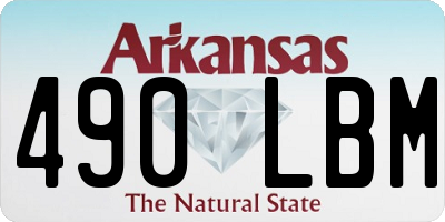 AR license plate 490LBM