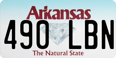 AR license plate 490LBN