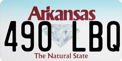 AR license plate 490LBQ