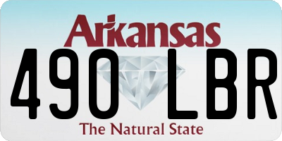 AR license plate 490LBR