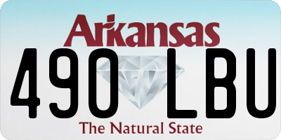 AR license plate 490LBU