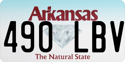 AR license plate 490LBV