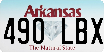 AR license plate 490LBX
