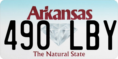 AR license plate 490LBY