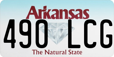 AR license plate 490LCG