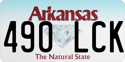 AR license plate 490LCK